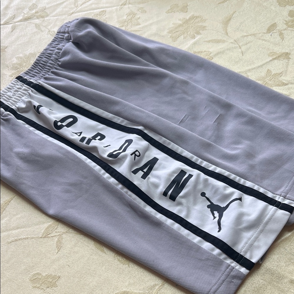 Jordan Light Gray Sports Shorts size large 12-13 years